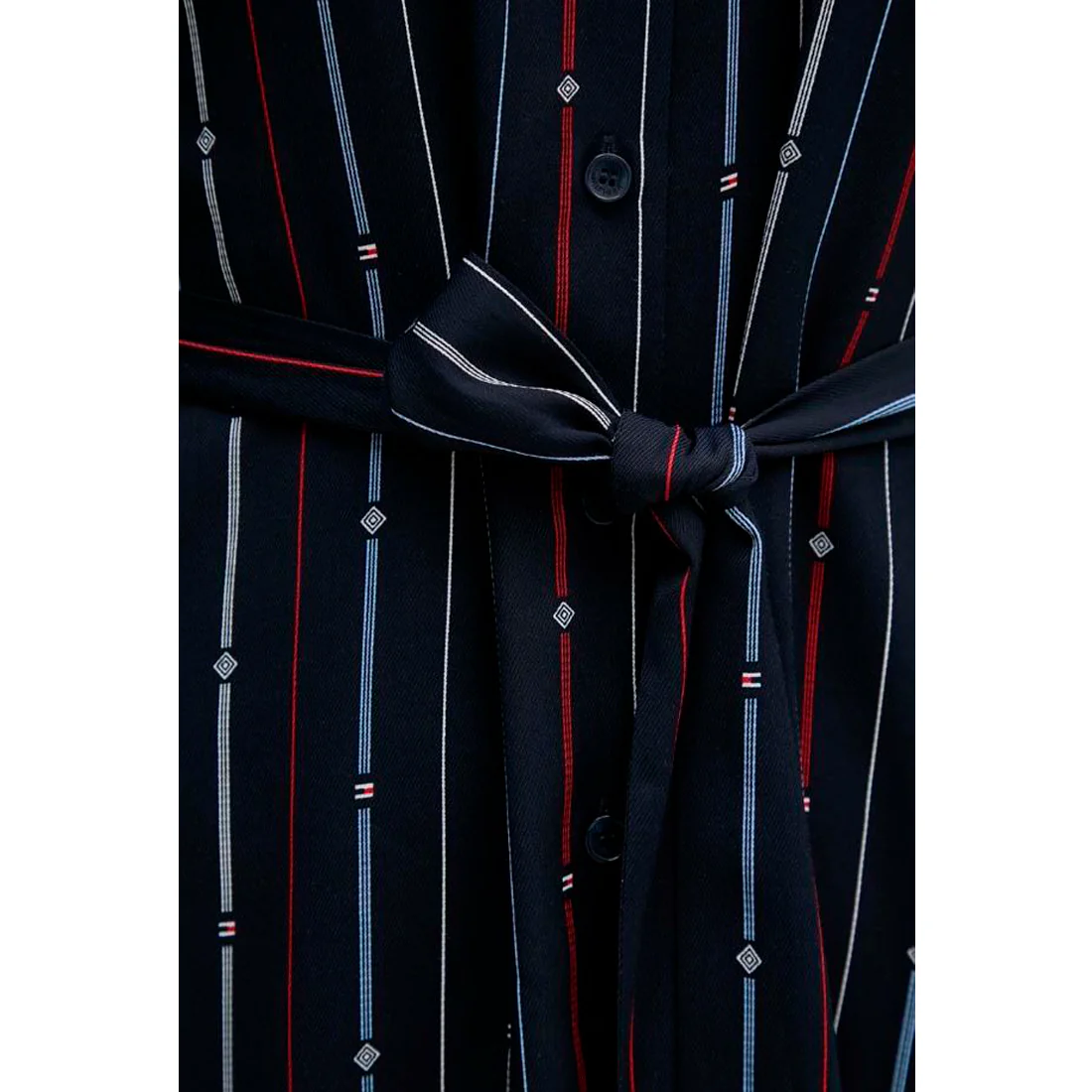 VESTIDO TOMMY HILFIGER FOULARD KNEE MUJER - Image 4