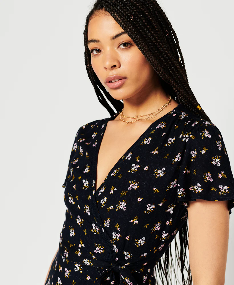 VESTIDO VINTAGE MINI WRAP SUPERDRY MUJER - Image 3