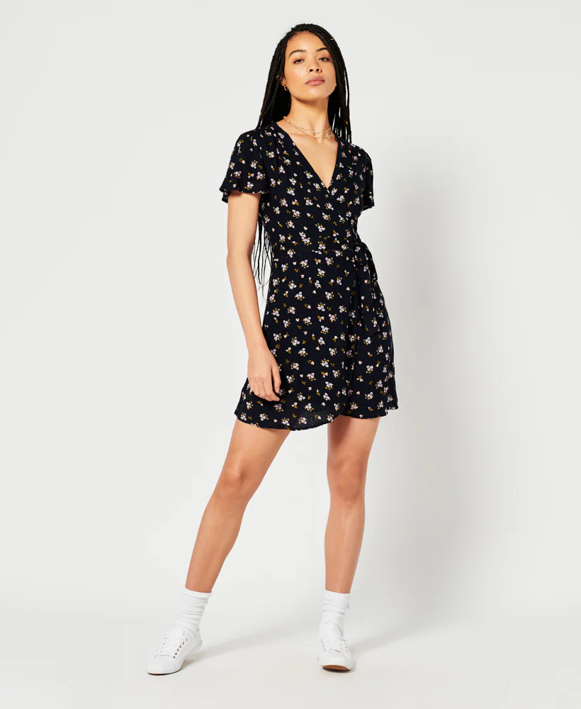 VESTIDO VINTAGE MINI WRAP SUPERDRY MUJER - Image 4
