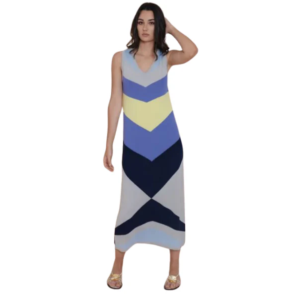 VESTIDO WNT COLLECTION INTARSIA MUJER