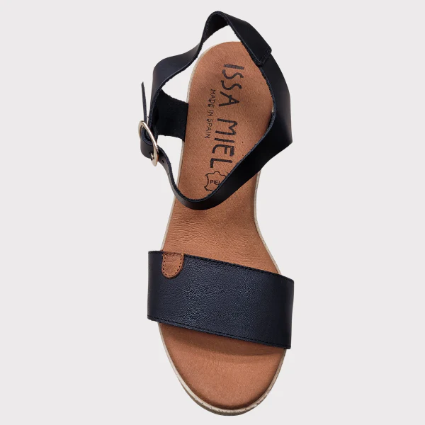 ZAPATO ISSA MIEL TACON YUTE PIEL MUJER - Image 3